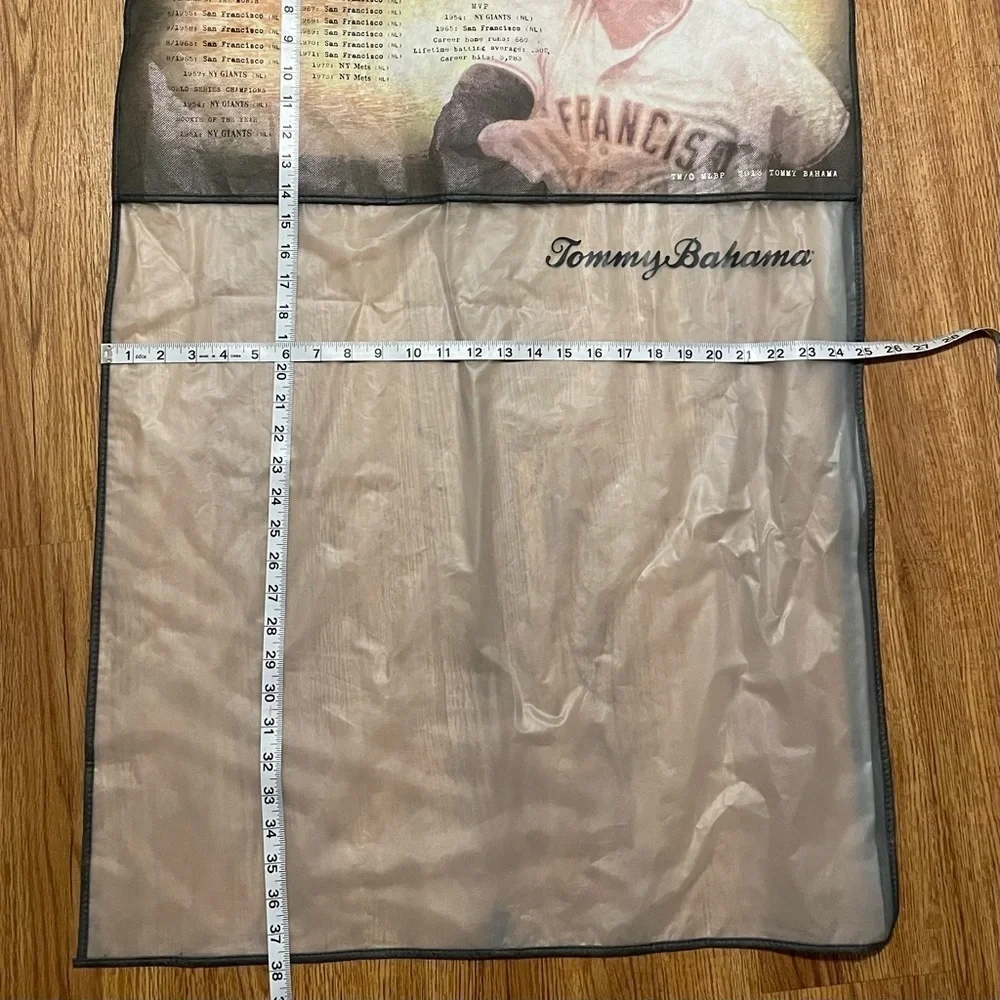 Tommy Bahama Tommy Willie Mays San Francisco Giants Camp Garment Bag hanger
